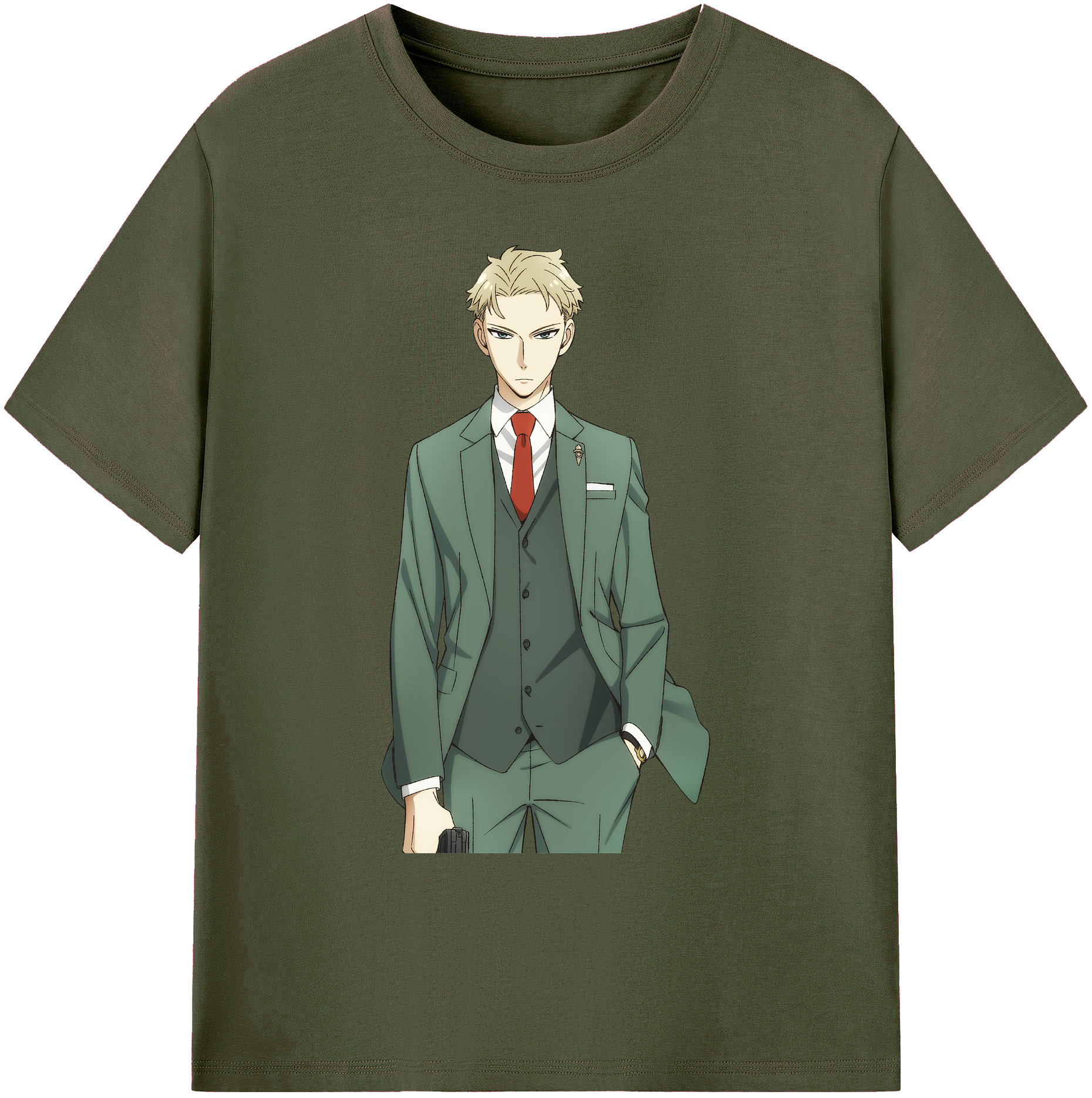 （画像用） SPY×FAMILY间谍家家酒 綿100％ メンズ半袖Tシャツ｜肌触りやわらか＆通気性